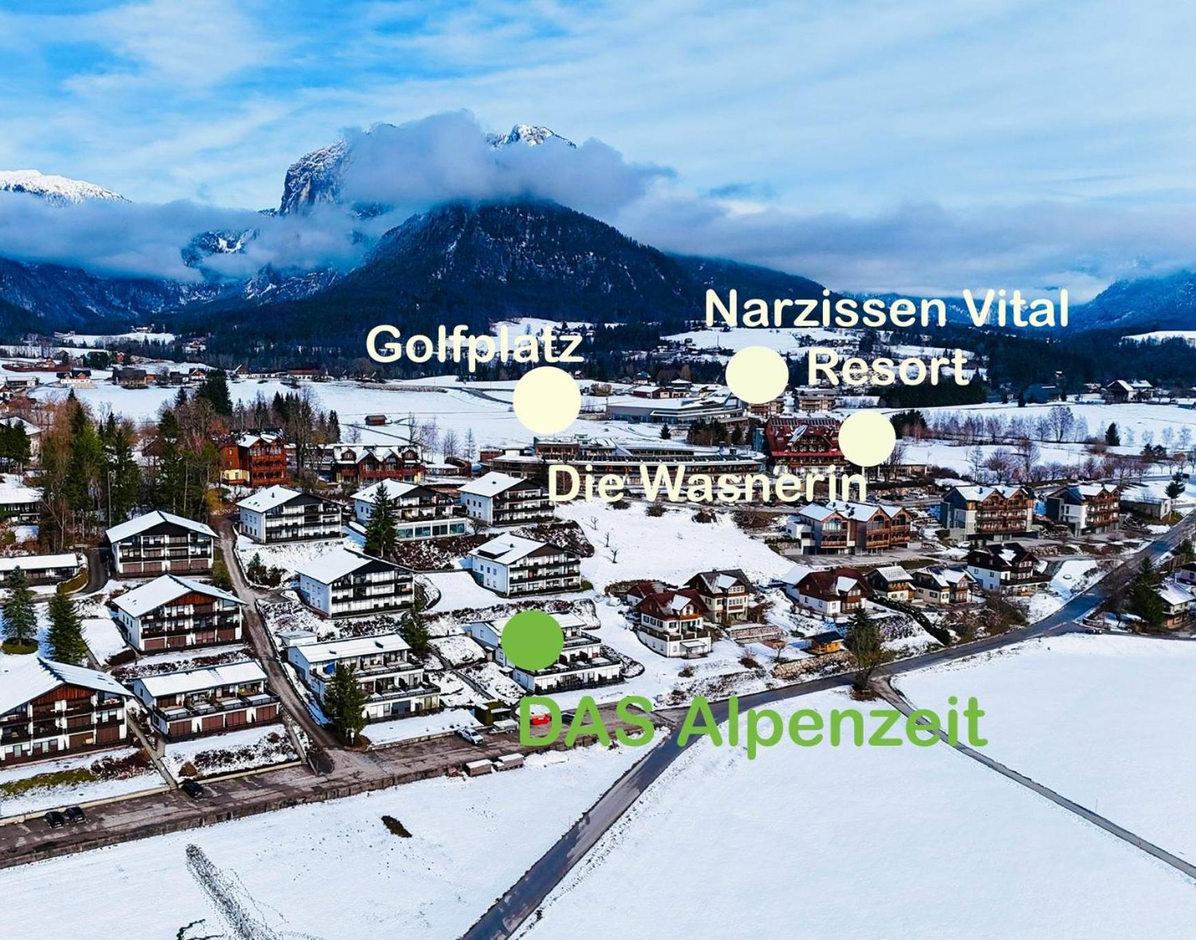 Das Alpenzeit Appartement Mit Just Private Terrasse (Adults Only) Bad Aussee Luaran gambar