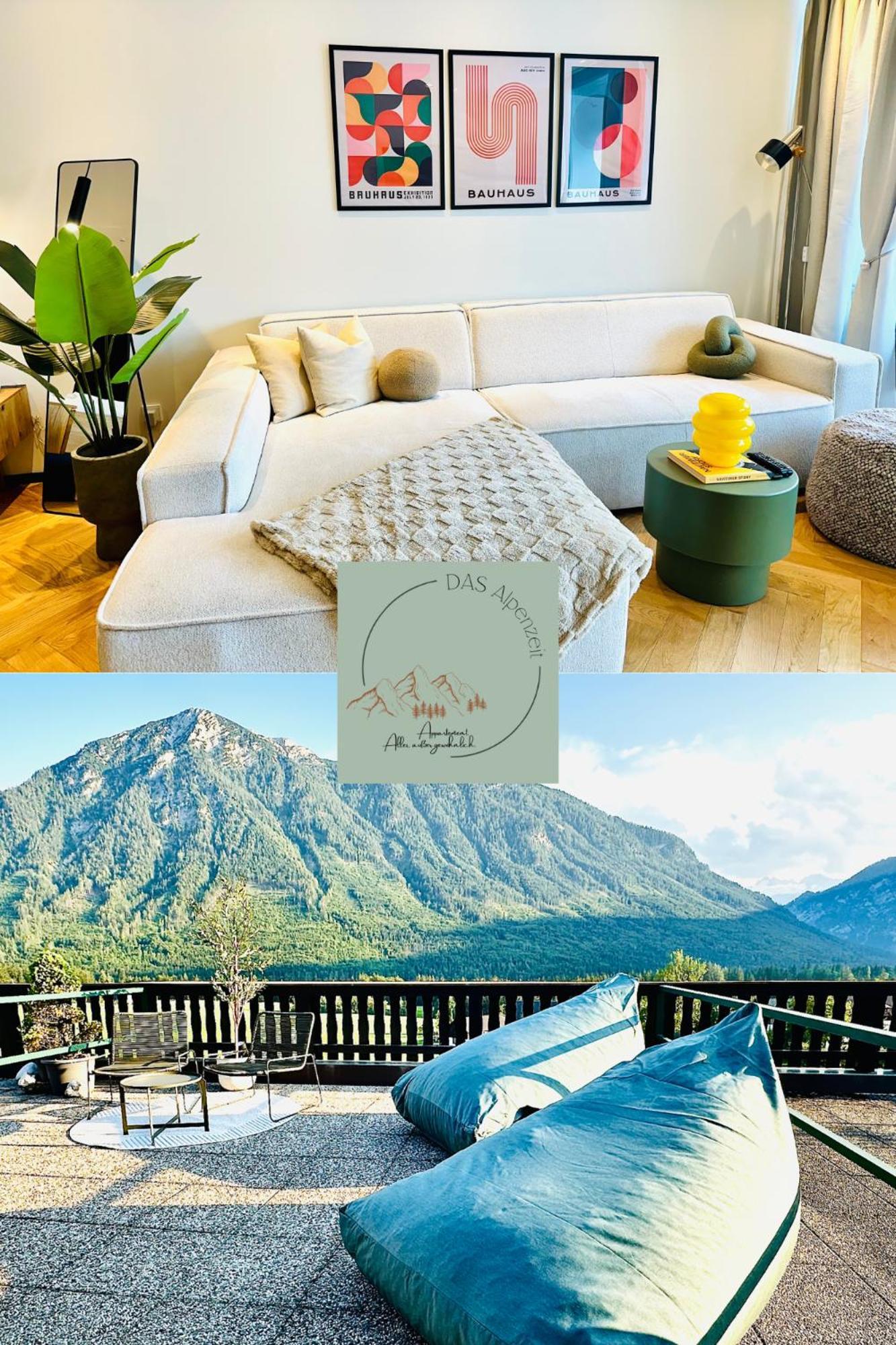 Das Alpenzeit Appartement Mit Just Private Terrasse (Adults Only) Bad Aussee Luaran gambar