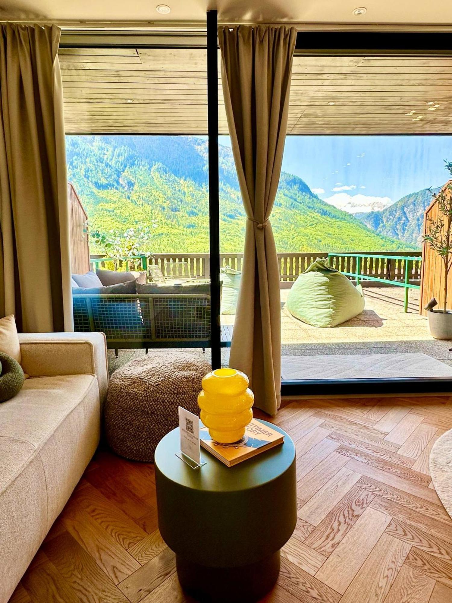 Das Alpenzeit Appartement Mit Just Private Terrasse (Adults Only) Bad Aussee Luaran gambar