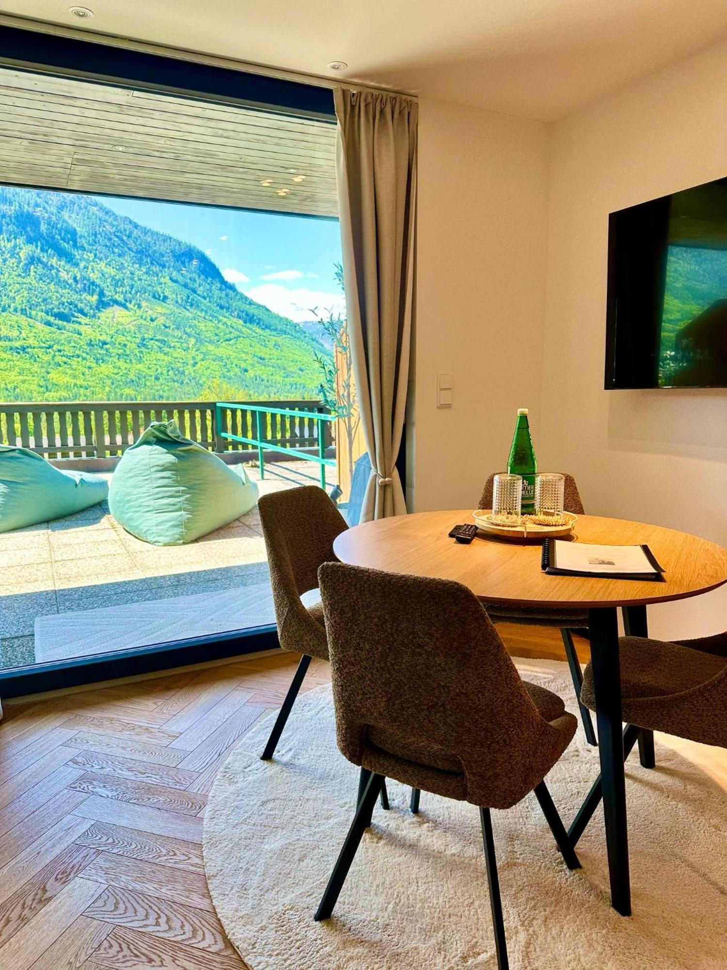 Das Alpenzeit Appartement Mit Just Private Terrasse (Adults Only) Bad Aussee Luaran gambar