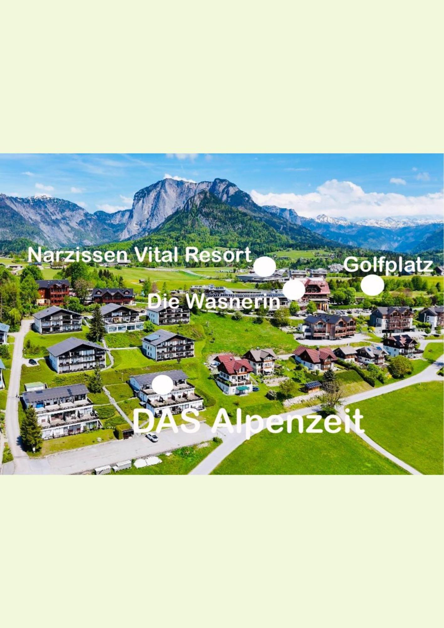 Das Alpenzeit Appartement Mit Just Private Terrasse (Adults Only) Bad Aussee Luaran gambar